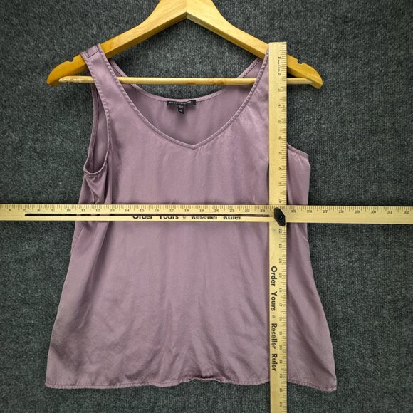 Eileen Fisher Tank Top Women XS Purple Silk Blend Minimalist Soft Quiet Luxury - Picture 5 of 8